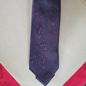 Kiton Napoli 7 fold silk paisley tie